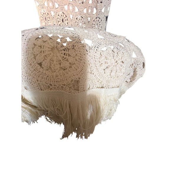 Eloquii Womens Crochet Lace Overlay Maxi Dress Size 16 NWT - Picture 8 of 8